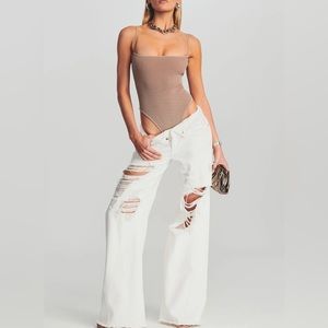 Bodysuit - Tan color - Large - New with Tag 🏷️ - Perfect Condition